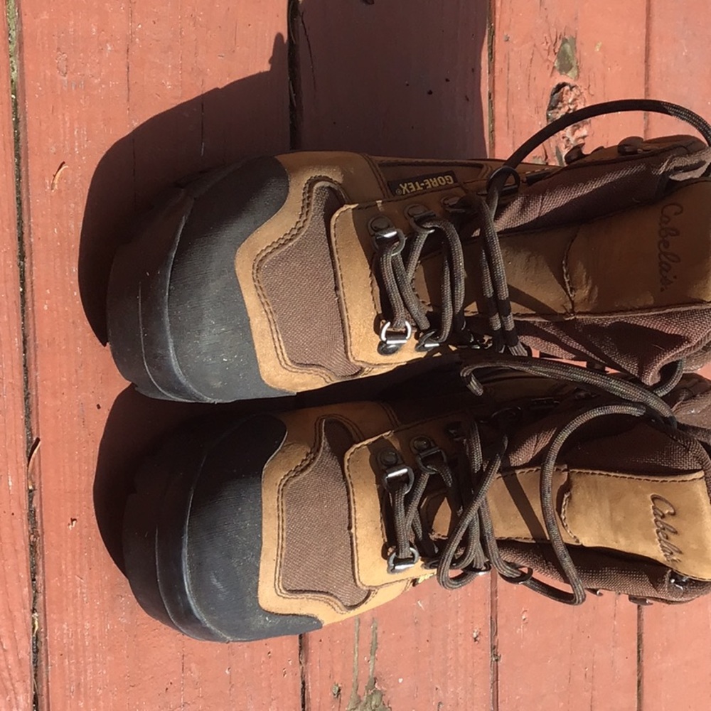 Hiking boots.